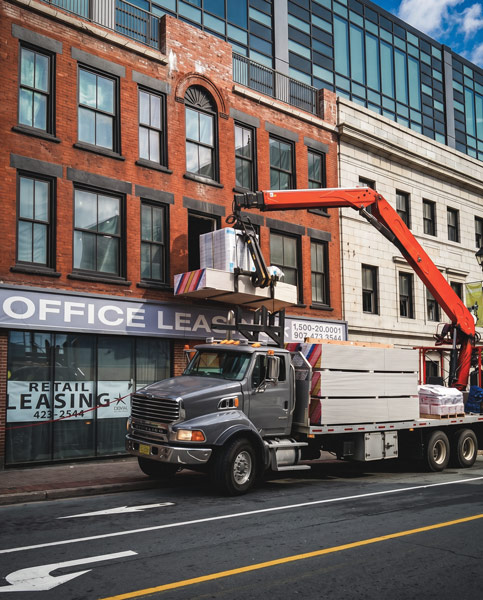 A-Pak Flat Deck Crane Lift